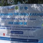 MAHASISWA UNTIRTA BAKAL TRANSPLANTASI 100 FRAGMEN KARANG DI PULAU BADUL